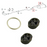 For Nissan Note E11 Models 1.5 Rear Back Box Silencer Exhaust Rubber & Gasket