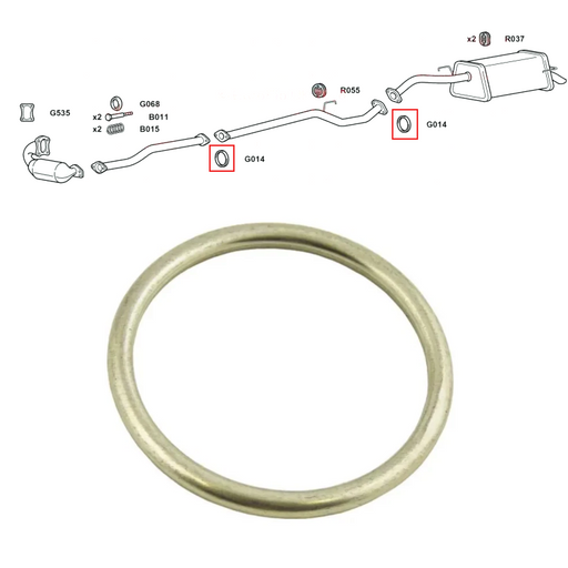 For Nissan Note E11 Models 1.5 Down Pipe Mid Section Gasket Gasket
