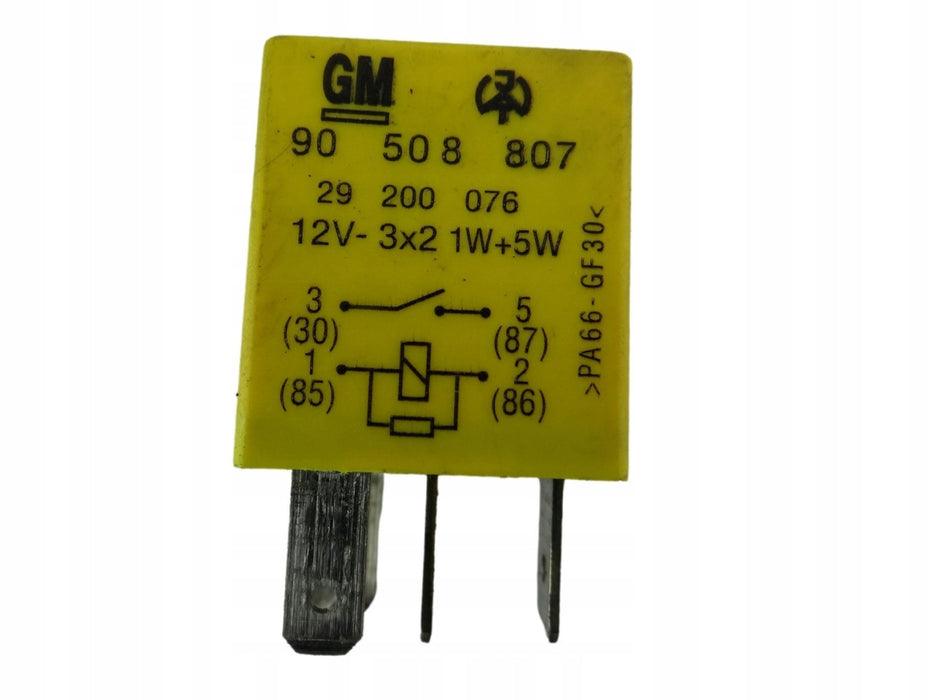 Genuine GM Opel Vauxhall Reay 90508807 29200076 Relay 4 Pins