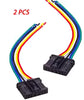2X For Peugoet 206 207 208 Rear Tail Light Connector Pigtail Plug Wired 1606248780