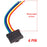 2X For Peugoet 206 207 208 Rear Tail Light Connector Pigtail Plug Wired 1606248780