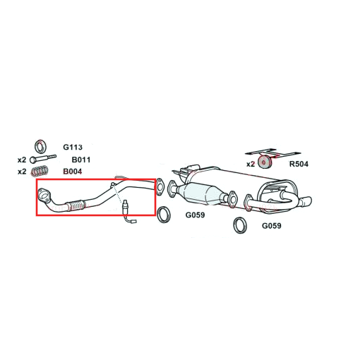 Quality Front Exhaust Down Pipe for Toyota MR2 GT 3SGE 2.0 Litre (1996-2000)