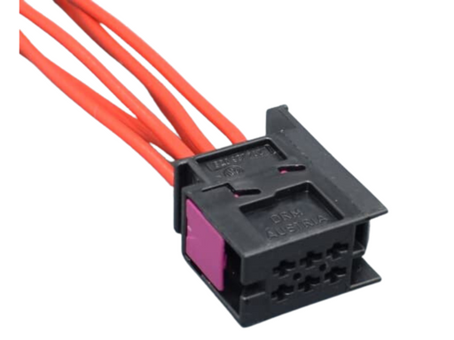 6 pin Rear Tail Light Bulb Holder Plug Wiring Connector Harness For Audi A1 & Q3 and Skoda