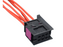 6 pin Rear Tail Light Bulb Holder Plug Wiring Connector Harness For Audi A1 & Q3 and Skoda