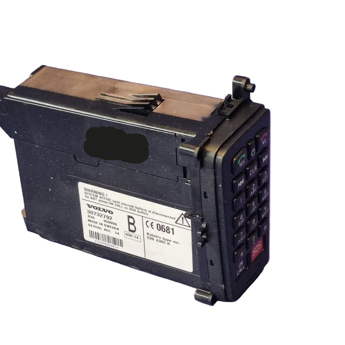 Volvo S60 V70 XC70 30732792 Phone Control SOS Panel Switch Unit