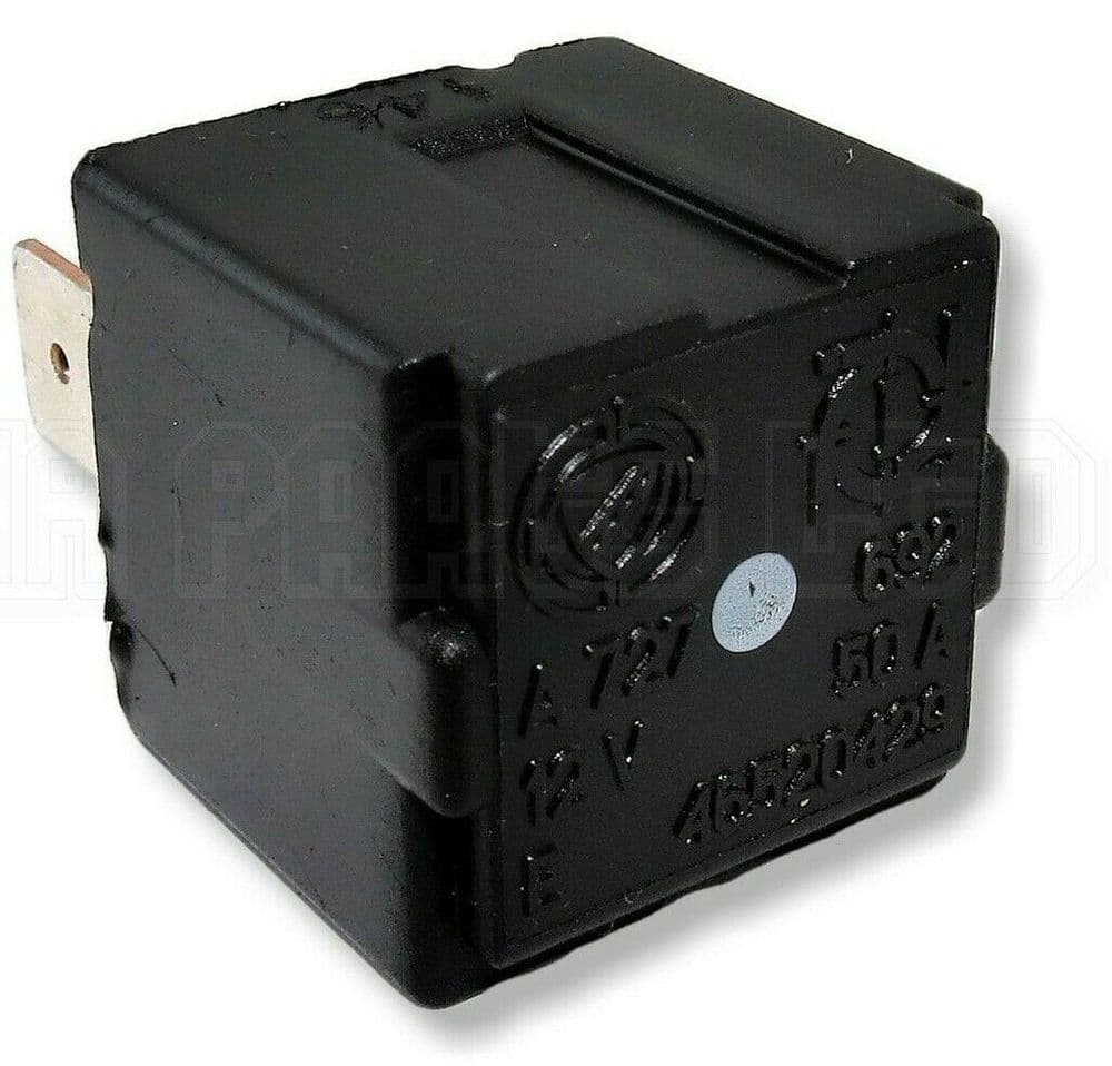 Fiat Punto Ducato Stilo Bravo 4-Pin Black Relay 46520429 12V 50A A727 692