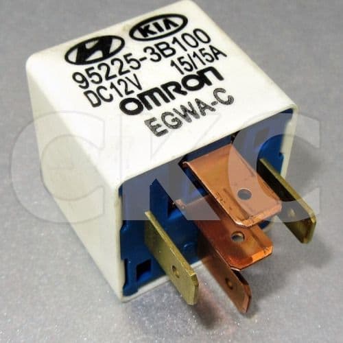 Genuine Kia & Hyundai White Relay Assy-Power Omron 95225-3B100 DC12V 15/15A 5Pin