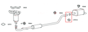 For Hyundai i10 PA Models Rear Exhaust Back Box Silencer Exhaust Clamp