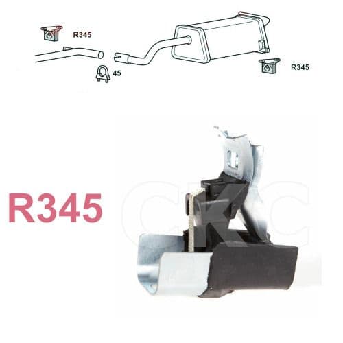 Renault Clio MK3 & Grand Modus 1.5 Models Rear Exhaust Rubber Hanger Mounting