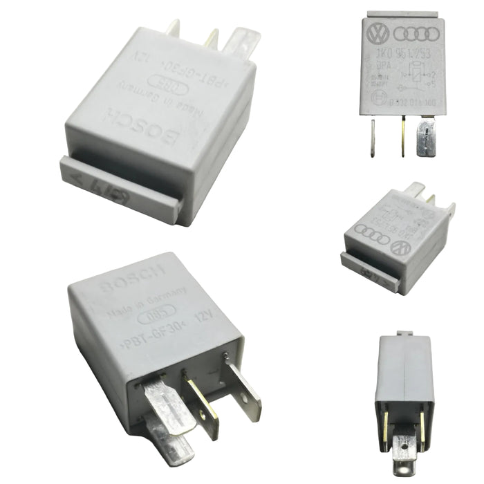 Genuine Audi VW Seat Skoda 4-Pin Silver Relay 449 Bosch Tyco 033201110 1K0951253