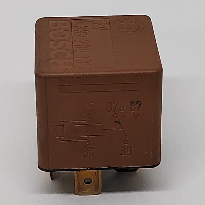 Vauxhall Opel 5-Pin Brown Relay Engine Cooling AC 90491314 Bosch 0332209136