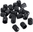 10 Pcs Tyre Valve Caps, Universal Dust Cap - Black Stem Caps - Used on Car Tyres