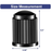 10 Pcs Tyre Valve Caps, Universal Dust Cap - Black Stem Caps - Used on Car Tyres