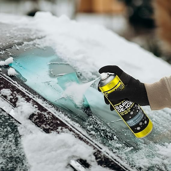 Prestone De-Icer, Anti Freeze Spray For Car Window, Fast Acting Spray 600ml