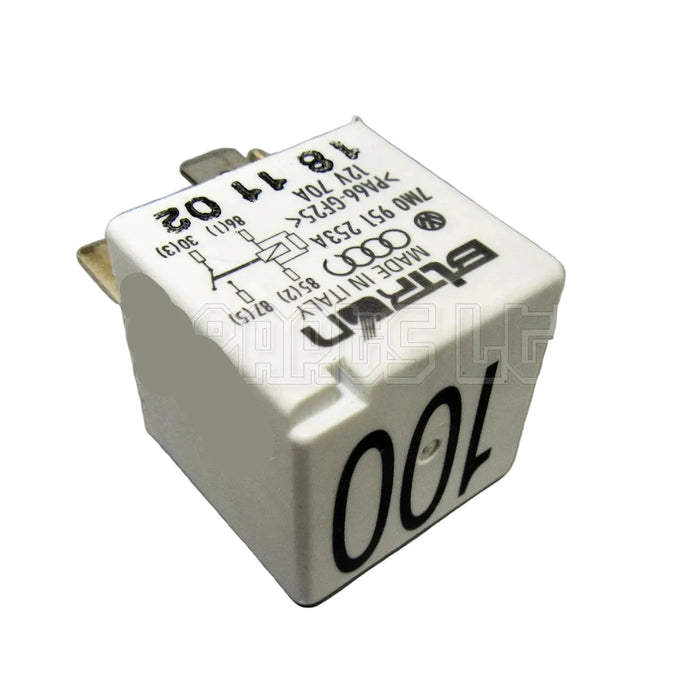 Audi VW Seat Skoda Contact Close White Relay 7M0951253A (No.100) 4-Pin