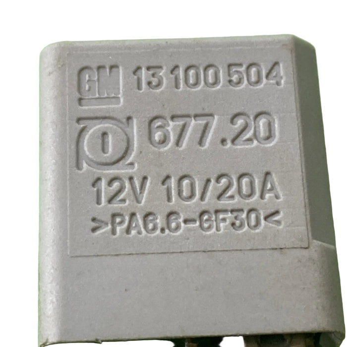 Vauxhall GM 13100504 5-PIN GREY RELAY 12V Corsa Astra Vectra Zafira Meriva