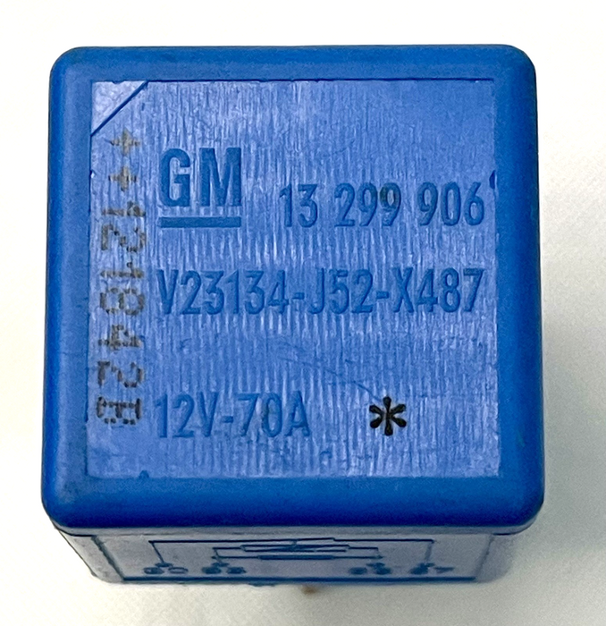 13299906 Vauxhall Tyco Electronics Radiator Fan Blue Relay V23134-J52-X487 70A
