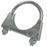 For Mini F54 F57 F60 2.0 Mid Section Exhaust U Clamp Heavy Duty Clamp 70mm