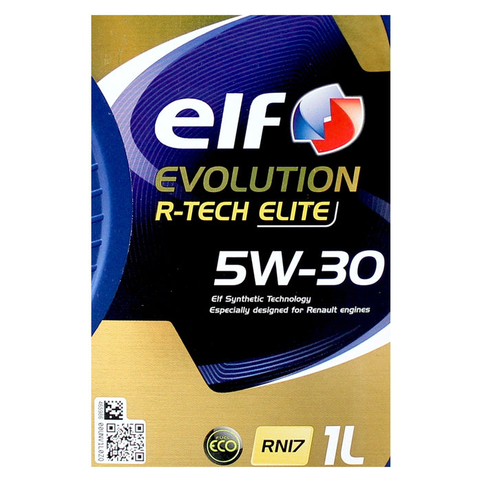 Elf Evolution R-Tech Elite 5w-30 Synthetic Engine Oil RN17 ACEA C3 - 1 Litre 1L