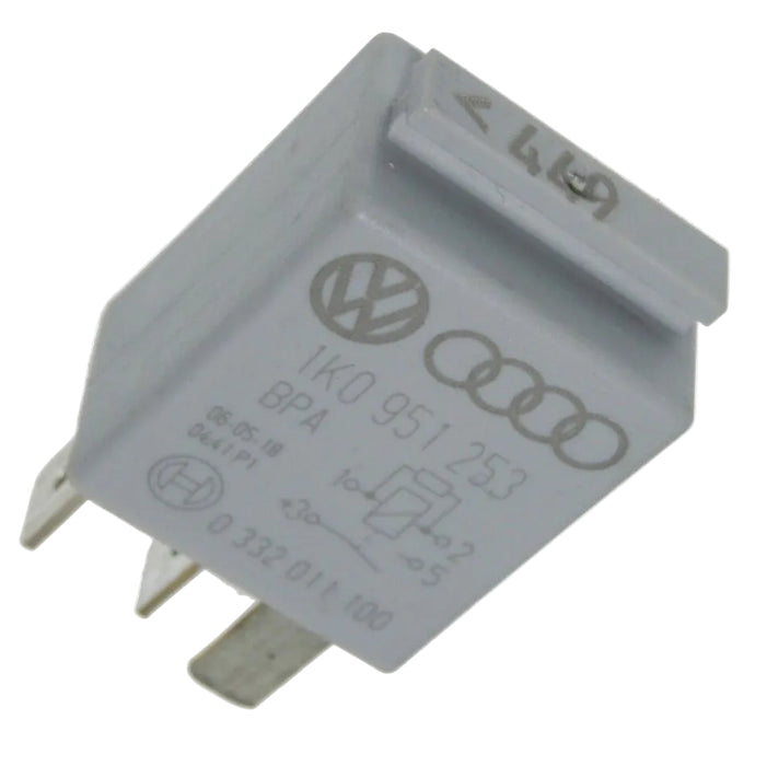 Genuine Audi VW Seat Skoda 4-Pin Silver Relay 449 Bosch Tyco 033201110 1K0951253