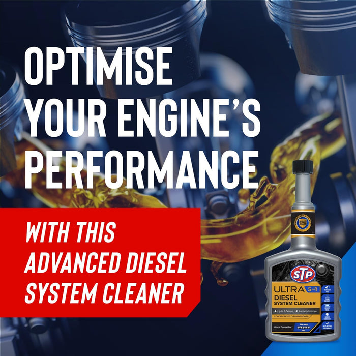 STP Ultra 5 in 1 Diesel Fuel System Cleaner 400ml STP 400ml Ultra Diesel