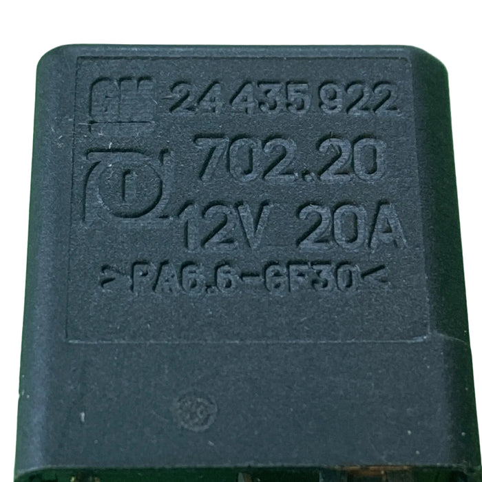 Vauxhall Opel (98-10) 4-Pin Multi Use Black Relay GM 24435922 12V 20A 702.20