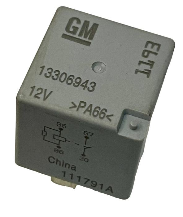 GM 13306943 Vauxhall/Opel Chevrolet (2008-2016) 4-Pin Grey Relay 12V/ PA66 1193