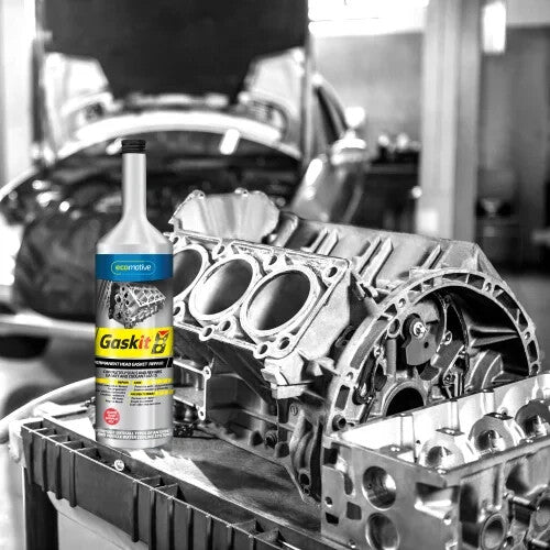 Ecomotive Gaskit 500ml Permanent Head Gasket Repair Blown Sealant Liquid