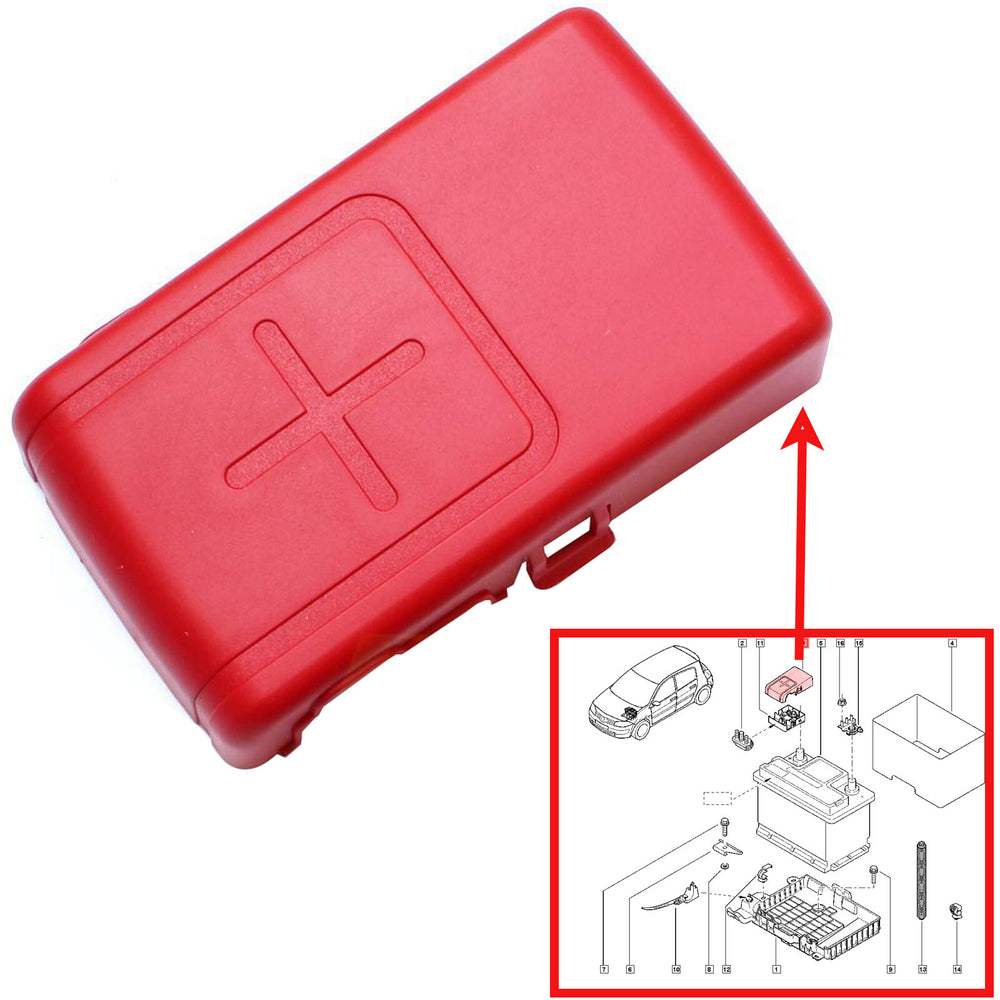 Battery Terminal Cover for Clio 3 Scenic 2 Megane 2 Trafic II - 8200166664
