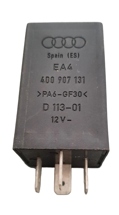 AUDI VW SKODA Genuine Black 382 Interior Light Control 4-Pin Relay 4D0907131
