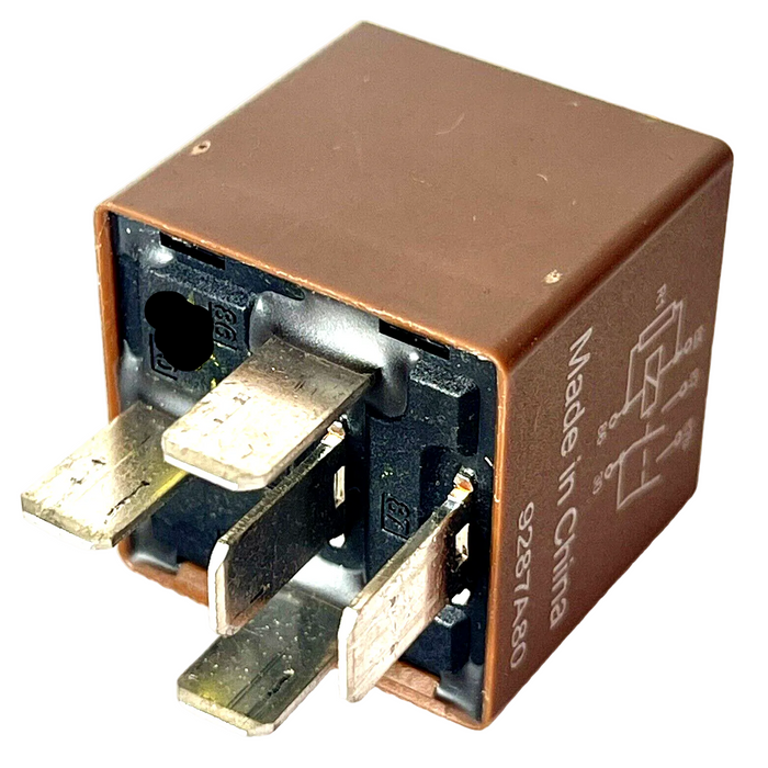 GM 13306940 Vauxhall  Chevrolet 2008-2016  5-Pin Brown Relay 12V PA66-GF45