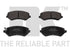 NK Front Brake Pad Set for Jeep Cherokee 2.8 CRD ENR 2004-2008 Replacement