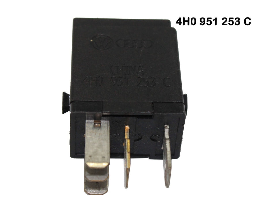 4H0951253C Genuine Audi Skoda Black (646) 5-Pin Multi-Use Relay 4RD965453-08