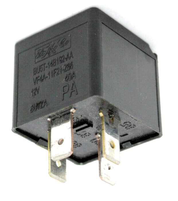 VF4A-11F21-Z66 Ford Land Rover Jaguar 4-Pin 12V 40A Black Relay BU5T-14B192-AA