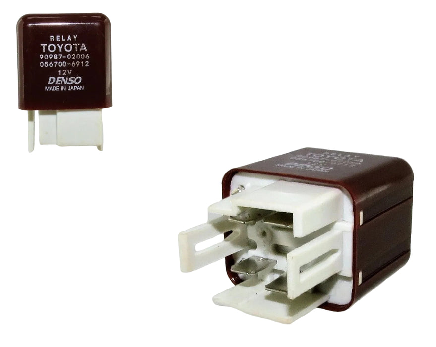 Lexus ES GS IS LS LX RX A/C Compressor Brown Relay Denso 4-Pin 90987-02006