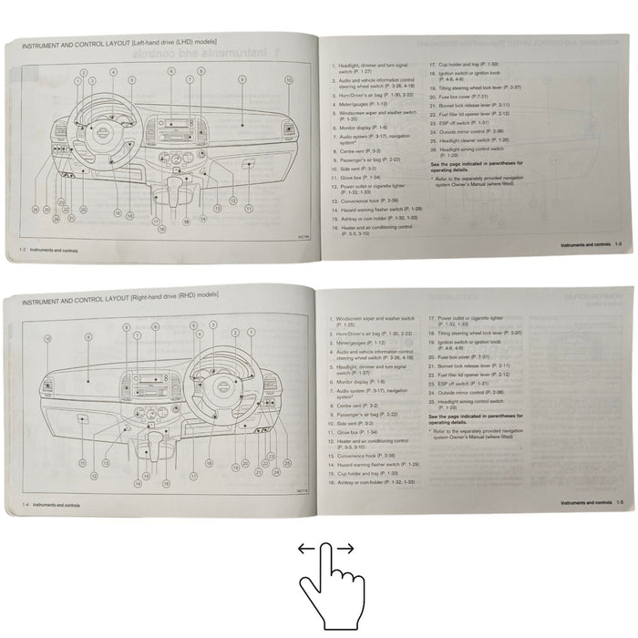 Nissan Micra K12 Owners Manual Handbook  2003 To 2010 (2003) 07 OEM