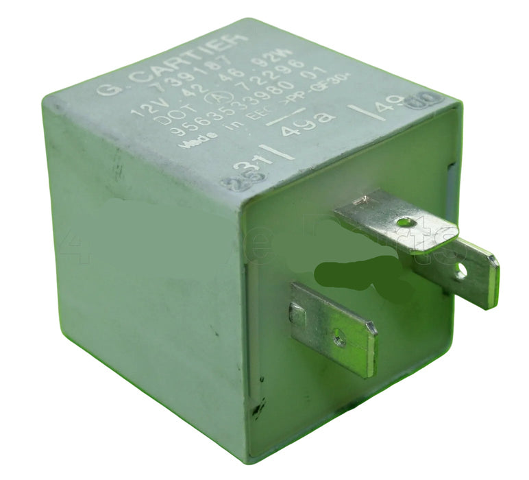 739187 Peugeot & Citroen 90-10 Flasher Relay G.Cartier 3-Pin 9563533980