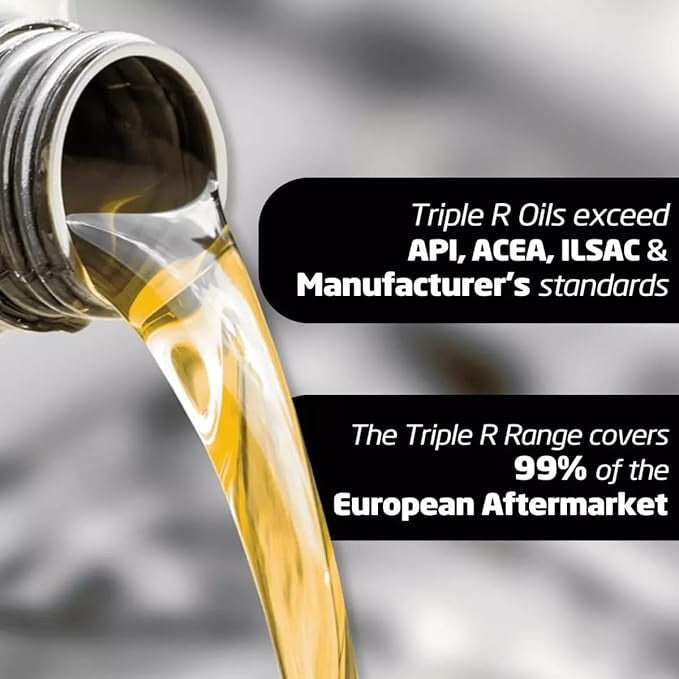 Carlube Triple R 15W-40 High Mileage Semi Synthetic Engine Oil 1L
