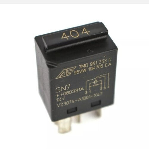 VW Audi Skoda Seat Black 5 Pin Relay 404 – 7M0951253c – 95VW10k705CA Genuine