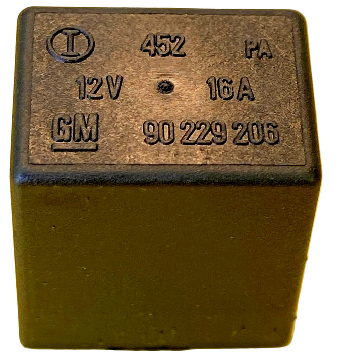 Vauxhall Opel (1990-2005) 4-Pin Black Relay Multi-Use GM 90229206 452 16A PA