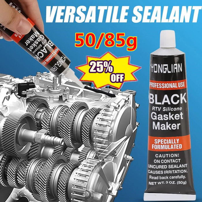 RTV Silicone Instant Gasket Maker Black High Temperature Sealant Oil Sump