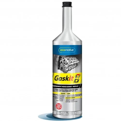 Ecomotive Gaskit 500ml Permanent Head Gasket Repair Blown Sealant Liquid