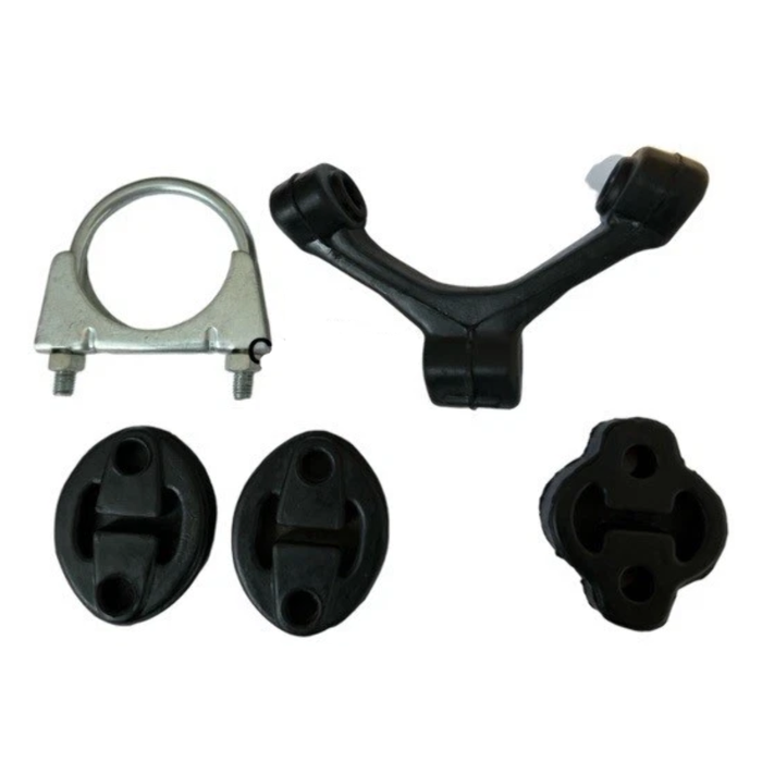 For Seat Leon MK2 1.6 & 1.9 MPV 04 To 15 Rear Exhaust Back Box Rubbers & Clamp