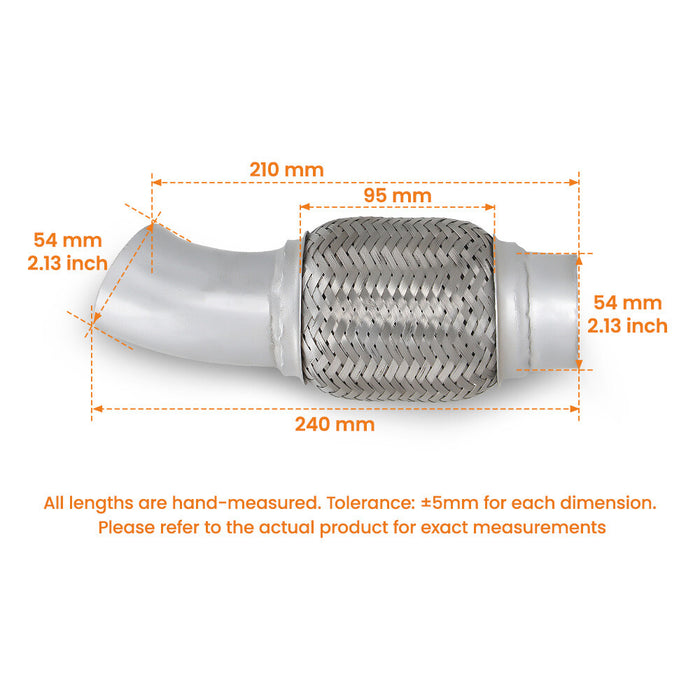 Exhaust Flexi Pipe / Flex Joint Flexible Tube Repair For Bmw X1 E84 1 3 5 Series