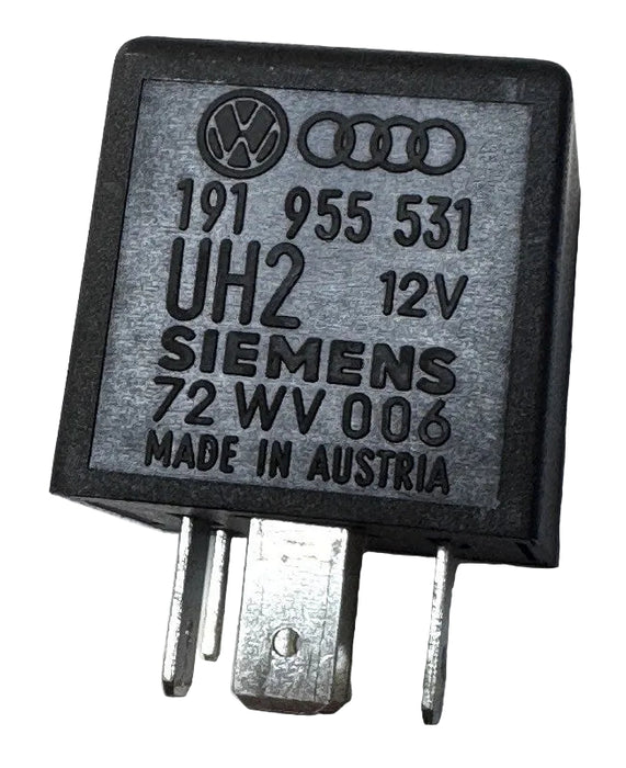 Relay 19 VW Audi Jetta Golf Rabbit Passat Corrado - Genuine - 191 955 531