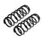 Pair of Rear Coil Springs for Fiat 500 Abarth 1.4 Litre May 2008 to Present