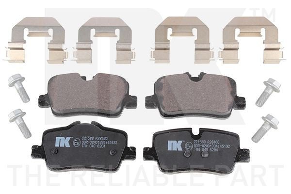 NK Rear Brake Pad Set for BMW 420 2.0 i B48B20A / B46B20B 2021-Present NK221589