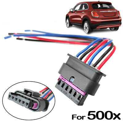 For Fiat 500X 2014-2024 6 Pin Rear Tail Light Lamp Connector Pigtail Plug Wiring