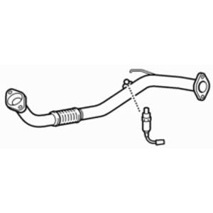 Quality Front Exhaust Down Pipe for Toyota MR2 GT 3SGE 2.0 Litre (1996-2000)