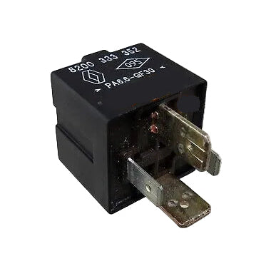 Renault 4-Blade Black (Replacement) Relay 8200333352 70A 12V G. Cartier 22204039